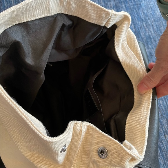 Deux Lux canvas and vegan leather mini back pack NWOT - Picture 6 of 6